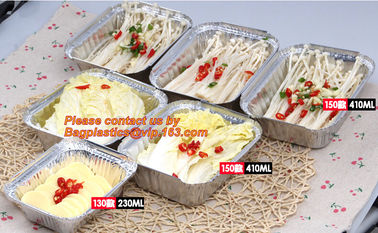 Hot sale Disposable Food Packaging Aluminium Foil Containers/tray/box