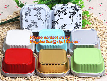 Hot sale Disposable Food Packaging Aluminium Foil Containers/tray/box