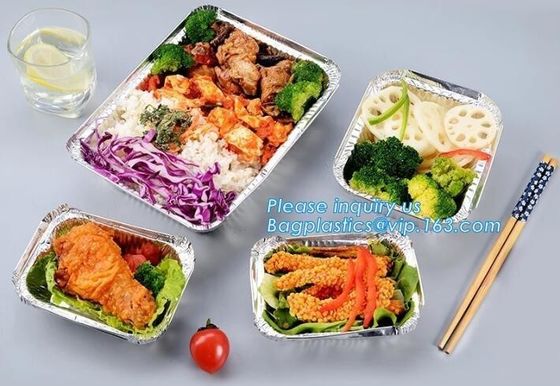 Popular household kitchen food packing aluminum foil container/pan/tray,Disposable Aluminium Foil Containers for Food Pa