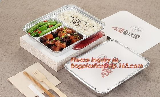 Popular household kitchen food packing aluminum foil container/pan/tray,Disposable Aluminium Foil Containers for Food Pa