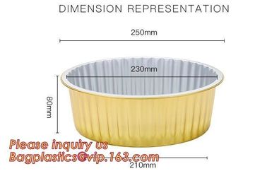 Aluminium foil container for food package,Aluminum Material and Food Use disposable aluminum foil container BAGEASE PACK