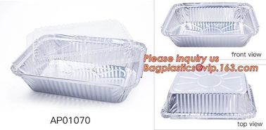 OEM Disposable kitchen use Aluminum Foil Container,Easy opening and simple Disposal Aluminium Foil Container BAGEASE PAC