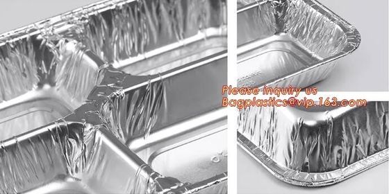 Plane Aluminium Foil Food Container Airline Aluminum Foil Container For Airline,Lunch Box Aluminium Foil Container