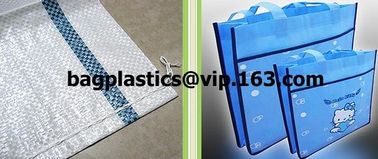 rice, wheat, corn, flour, sand, cement, etc. BOPP laminated bag,  net bag with drawstring, woven bag with liner, BAGEASE