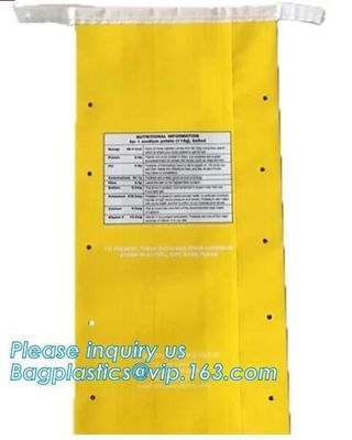 20kg pp woven laminated white LDPE/HDPE inner Paper kraft single line bottom pp woven bag,Kraft Paper Three Composite Ne