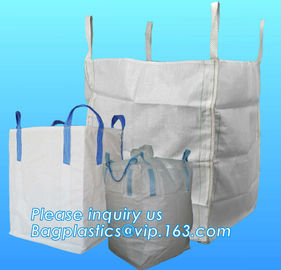 Custom design polypropylene woven jumbo bags big bag 1000kg for sand stone,U-type competitive price 100% PP breathable b