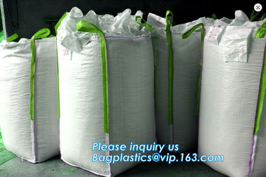 100% virgin PP woven big bag/jumbo bag FIBC for cement sand,super sacks 1000kg pp woven fabric big bags jumbo sand bag