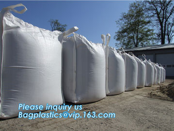 100% virgin PP woven big bag/jumbo bag FIBC for cement sand,super sacks 1000kg pp woven fabric big bags jumbo sand bag