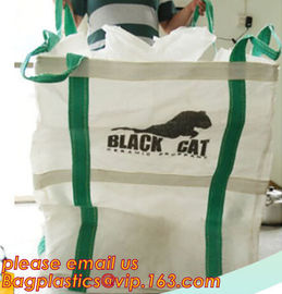 100% virgin PP woven big bag/jumbo bag FIBC for cement sand,super sacks 1000kg pp woven fabric big bags jumbo sand bag