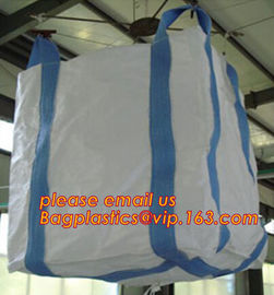 High Quality Big Bulk Screen Printing 1 Ton PP Woven jumbo Container Bag,Top open virgin polypropylene woven big jumbo b