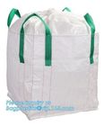 100% virgin polypropylene woven pp big bag bulk bag 1x1x1m for Israel,PP woven flexible big bag with baffle and brace in