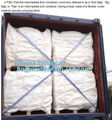 PP jumbo bag/ big bag/ton bag for sand, building material, chemical, fertilizer, flour , sugar,China factory directly bi