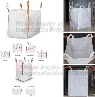 FIBC jumbo pp woven bag super big bag for cement or sand packing,FIBC bag Recycle Container 1 Ton PP Woven Jumbo Big Bag