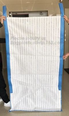 Flat bottom open mouth virgin PP woven bags 1000kgs 1 ton jumbo bags big fibc bulk bag for packing,breathable pp woven b