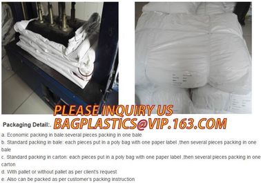 21'Lx8'Wx8'H PE drawstring dumpster container liners for 4mil open top white drawstring dumpster container liners BAGEAS