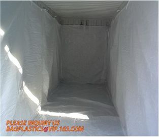 PE Dumpster Container Drawstring Liners,8 Mil Black Open Top Drawstring Dumpster Container Liners,Polyethylene roll-off