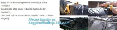 PP Fabric Waterproof Inexpensive Bulk Dumpster Container Liners,Polyethylene Woven Fabric Customized Dumpster Container