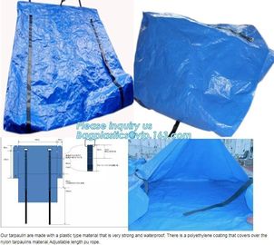 STRONG SEWING BLUE COATING WATERPROOF PE MATTRESS COVERS,REINFORCED PORTABLE MULTI-PURPOSE POLYTHYLENE TARPAULIN, NYLON