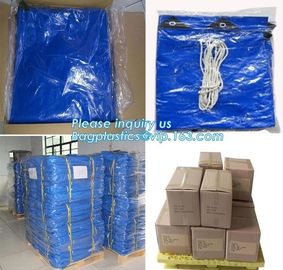 STRONG SEWING BLUE COATING WATERPROOF PE MATTRESS COVERS,REINFORCED PORTABLE MULTI-PURPOSE POLYTHYLENE TARPAULIN, NYLON