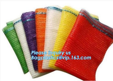 PP tubular plastic mesh bag vegetable onion raschel sack packing mesh bags for sale,manufacturer potato onion 50x80 mesh