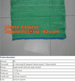 Agriculture Industrial Use and Accept Custom Order Raschel Mesh Bags for Vegetables,Orange onion potato vegetable fruit