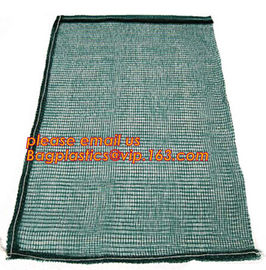 75x90cm Tubular PP Raschel Mesh Bag For Tomato Vegetable And Apple Fruit Cheap Agriculture Woven Net Packing Bag With La