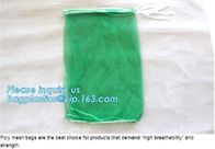 Hot sale 25kg 30kg Raschel knitted mesh produce bags for onions,garlic raschel mesh bag for fruits and vegetables net ba