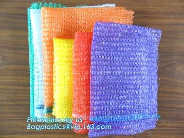 PP Purple Raschel Mesh Bag for Onions potatoes Eggplant China Manufacturer Packaging HDPE Plastic Raschel Mesh Bags for