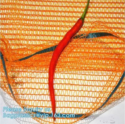 Eco-friendly FDA Certificate Plastic Vegetable Pack Raschel Mesh Bag,pe raschel net bag&pp raschel mesh bag