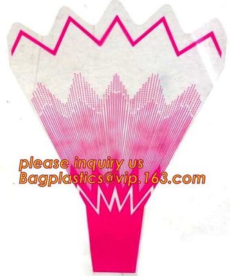 Biodegradable Flower Sleeve For Flower Packaging,Cellophane bag flower mesh,flower sleeve bag,Handing Plastic bags/Plast