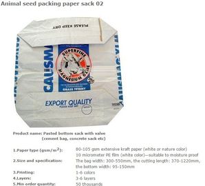 Animal seed packing paper sac, BBQ fuel packing bag, Animal seed packing paper sack, CHARCOAL, ANIMAL FEED, DEXTROSE, ME