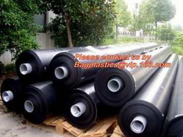 0.31 1 2 3 3.5 4 5 6 8 10 12 15 mil Waterproof Dampproof Clear / Black Plastic Poly Construction Film Rolls bagease pack