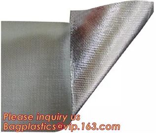 Aluminium laminated foil woven cloth vapor barrier lowes thermal insulation,foil fiberglass cloth,roof sarking,EPE,XPE