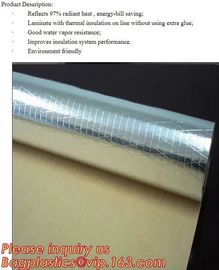 Foil crim kraft insulation,Alu foil FSK insulation, FOIL scrim kraft facing, reflective aluminium foil insulation,bonded