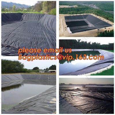 HDPE Geomembrane for Stock Water Tanks Liner,seepage-proofing HDPE film,  00:10  Fish Farm Pond Liner HDPE Geomembrane p