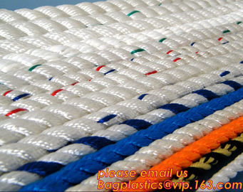 8mm polypropylene rope 8-ply mooring ship rope used ship rope, polypropylene rope, PET+PP rope