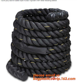 Poly Dacron Battle Rope 1.5" Sports Training 40 ft Battling Battle