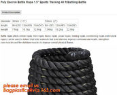 Poly Dacron Battle Rope 1.5" Sports Training 40 ft Battling Battle