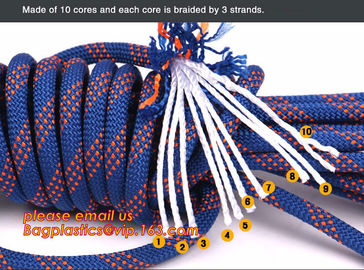 20M Outdoor Life Rope Rock Climbing Rappelling Tool Rope, high strength fire escape safety climbing rope