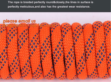 6mm accessory cord climbing rope nylon 66, high strength fire escape safety climbing rope