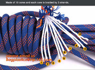 6mm accessory cord climbing rope nylon 66, high strength fire escape safety climbing rope