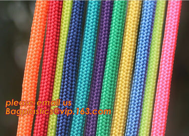 Best quality Green amusement equipment polyester rope 5mm nylon braided rope