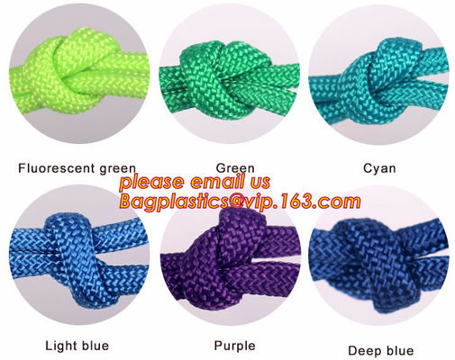 Children develop amusement projects supporting braided rope, for weaving various promotional instruments and others