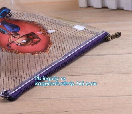 vinyl plastic zipper bags packaging with slider closure, size frosted matte pvc vinyl zipper ziplock plastic packaging b