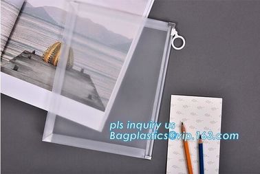 portable transparent flat bottom slider ziplock bag for cosmetic, Food grade Coex PP Slider Zipper bag, PVC Slider Zippe