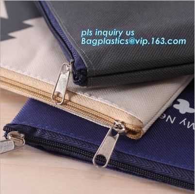 PVC file bag pencil case file folder documents filling bag office school suppllies stationery bag, A4 zipper stationery
