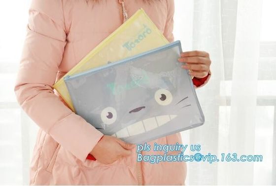 Slider zipper bags plastic bags with zipper, slider zipper PP bikini packaging bag, pencil packing slider zipper pvc pla