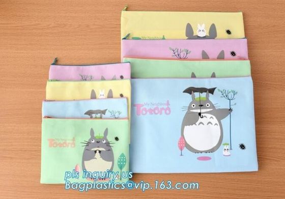 resealable clear vinyl pvc silder promotional zipper bag, Pen Bag with Slider Zipper, Pencil Case, stationery package sl