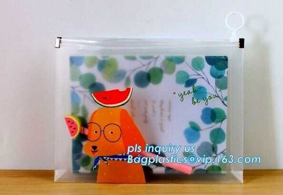 zipper slider bags for pencils pens, Pen slider bag/Stationery packing bag/Plastic slider bag, stationery slider bag wit