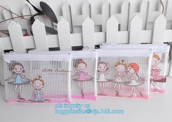 100% Biodegradable eco-friendly ziplock slider plastic transparent clear EVA bag, stationery package slider bag with cus